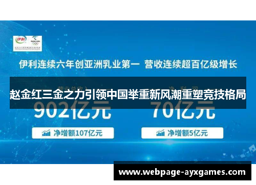 赵金红三金之力引领中国举重新风潮重塑竞技格局 赵金红三金之力引领中国举重新风潮重塑竞技格局